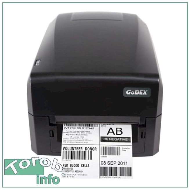 Godex GE330-UES - термо/термотрансферный принтер, 300dpi