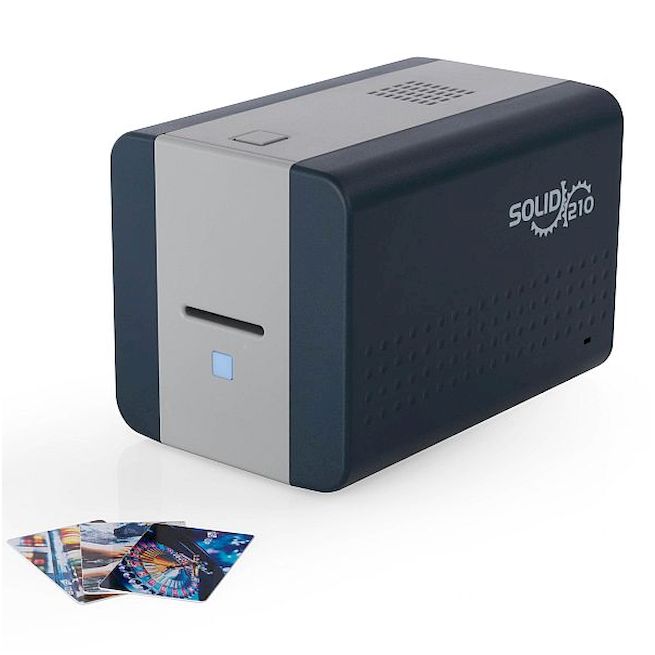 ADVENT SOLID 210R - компактный принтер для печати на термохромных пластиковых картах с технологией 