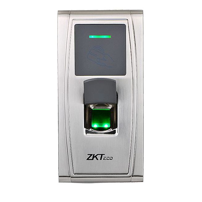 - биометрический терминал доступа со считывателем отпечатков пальцев 