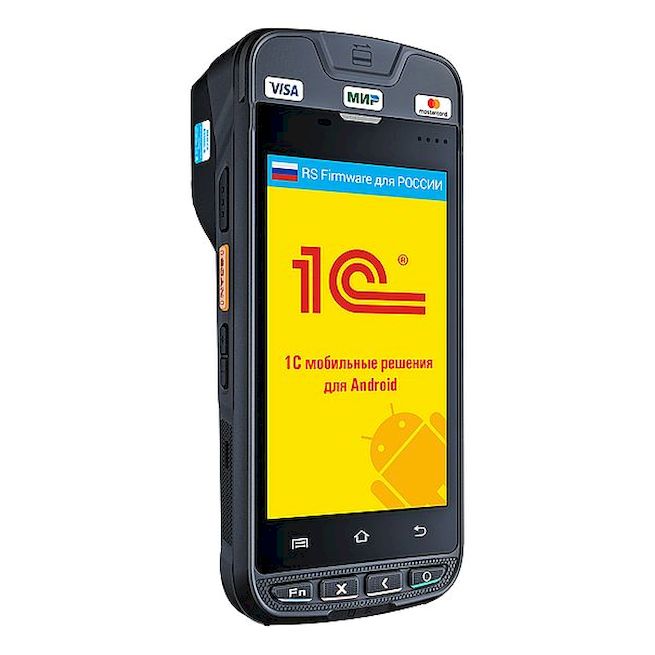 ККТ RS9000-Ф  ( MC9000S-SZ2S8E00000 ) онлайн мобильная касса 4 в 1 