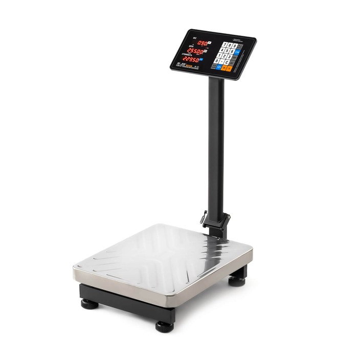 Торговые напольные весы M-ER 333 ACP-150.20/50 "TRADER" с расч. стоимости LED