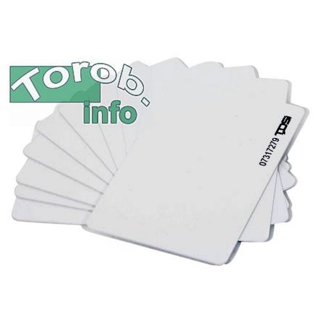 CFR11 Карточка проксимити (125кГц), 0.8 мм, стандарт ISO (не для печати графической информации)